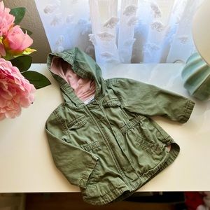 Old Navy Army Green Jacket 6-12M